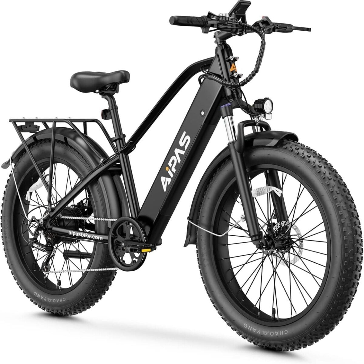 Aipas M2 Xterrain Electric Bike – Matte Black | All-Terrain E-Bike with Powerful Motor