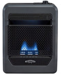 Bluegrass Living Propane Gas Vent Free Blue Flame Gas Space Heater With Base Feet – 10,000 BTU, T-Stat Control – Model# B10TPB-B